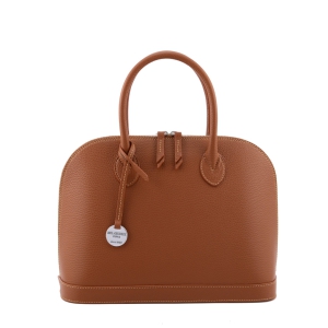 borsa pelle a mano donna artigianale colore marrone