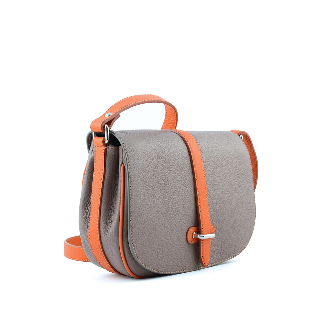 leather crossbody bag side view