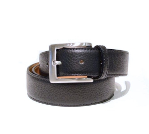 Satrico 35-cintura pelle uomo artigianale colore nero