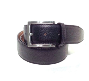 Pirgo 35-cintura pelle uomo artigianale colore nero