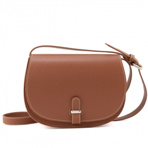 leather saddle bag purse for women, tan brown