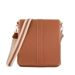 Handmade italian leather messenger bags for men