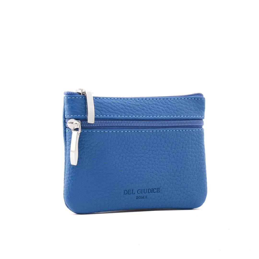 women’s leather key pouch – compact Italian design