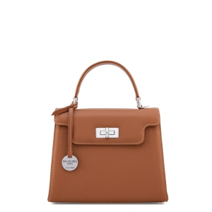 Anna 22, borsa in pelle artigianale colore marrone - SKU 2615