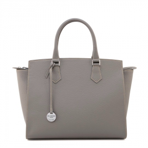 Fosca 32-borsa in pelle da donna artigianale colore tortora-sku 2873