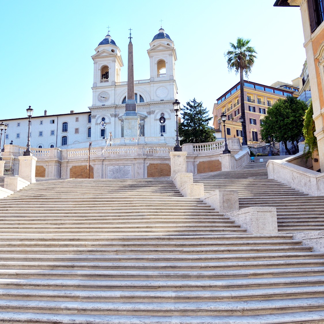 Spanish Steps Rome famous staircase at Piazza di Spagna