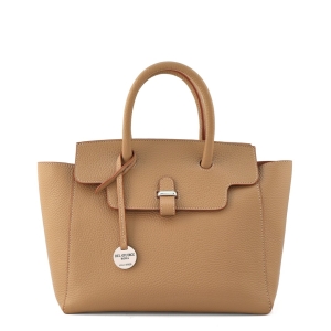 italian leather handbag camel